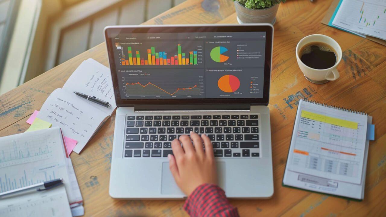 SEO analyst preparing Search Console data and website documents before using ChatGPT.
