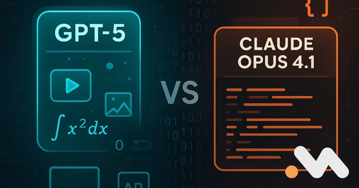 GPT-5 vs Claude Opus 4.1: The Ultimate Developer Showdown - Coding ...